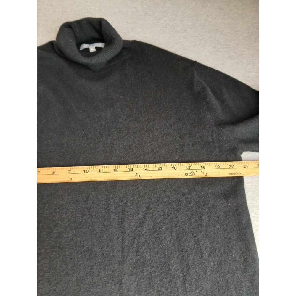 Neiman Marcus Sweater XL 100 Cashmere Quiet Luxury Minimalist Turtleneck Knit - Picture 3 of 11